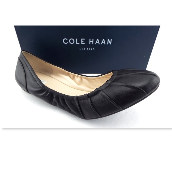 cole haan black ballet flats